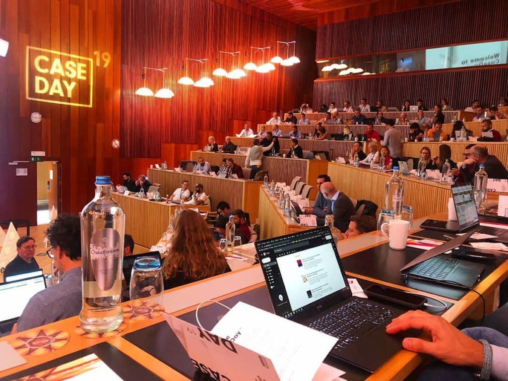 Group CEO Brice Le Blévennec welcomed the 150 participants to CaseDay19